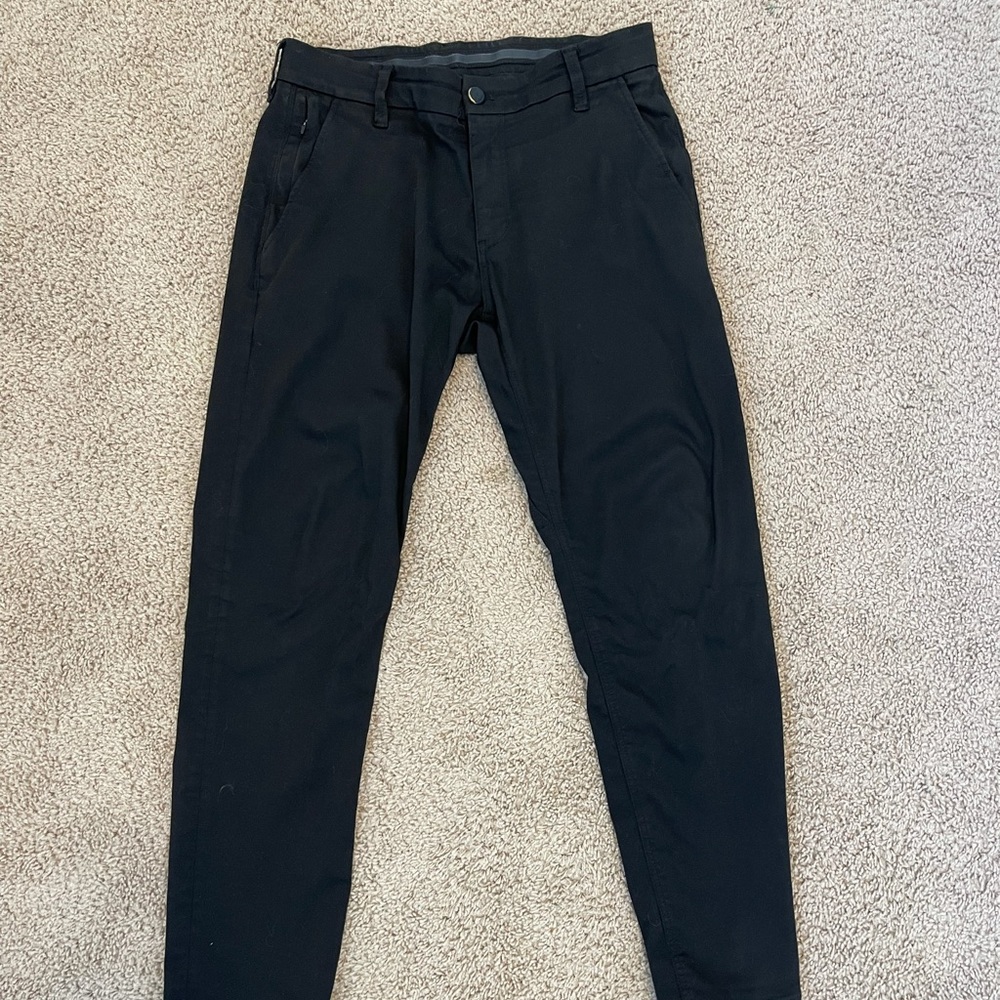 Duer black mens dress pants
